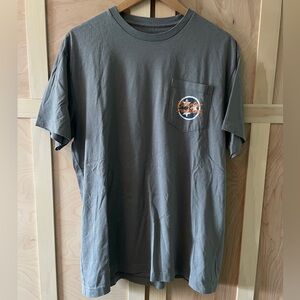 Volunteer Traditions Men's Gray Graphic Pocket Tee
